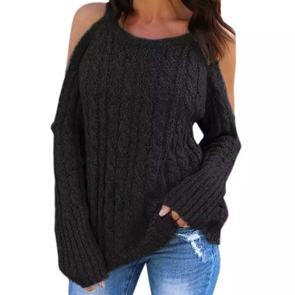 🛑🛑 5⭐️RATED Delilah Cold Shoulder sweater - Picture 5 of 5